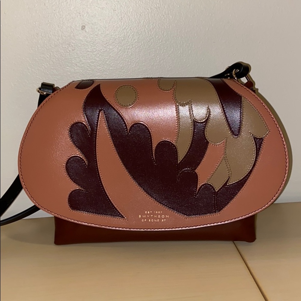 NEW SMYTHSON INTARSIA MADISON PILLOW CROSSBODY
